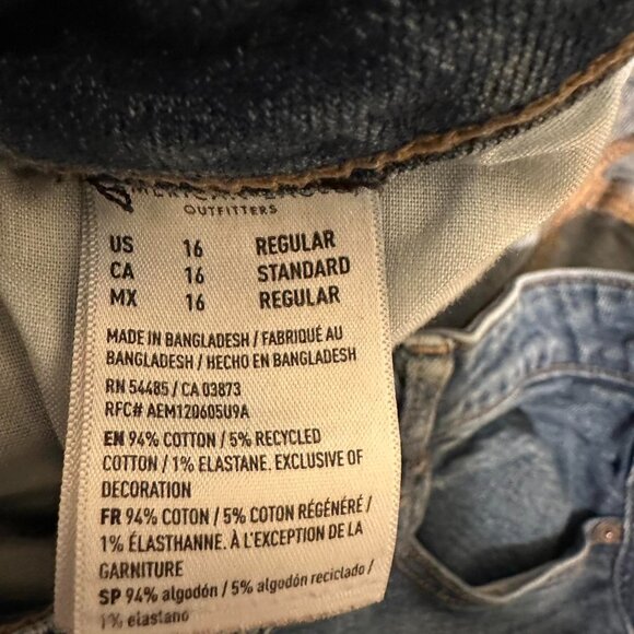 Women's Blue and Navy Jeans - Picture 4 of 4